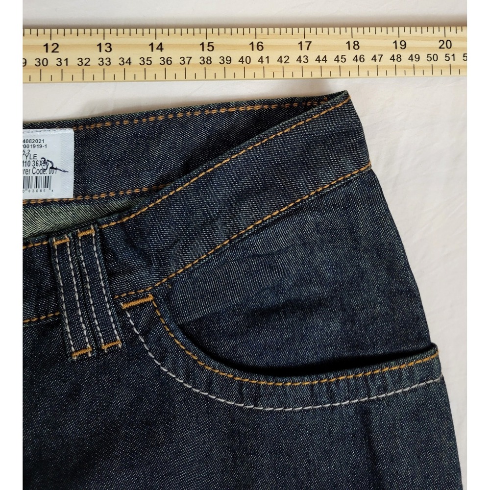 Lapco FR Flame Resistant Work Jeans Mens 36x34 Dark Indigo Denim P-INDM10 CAT2 - Picture 2 of 10